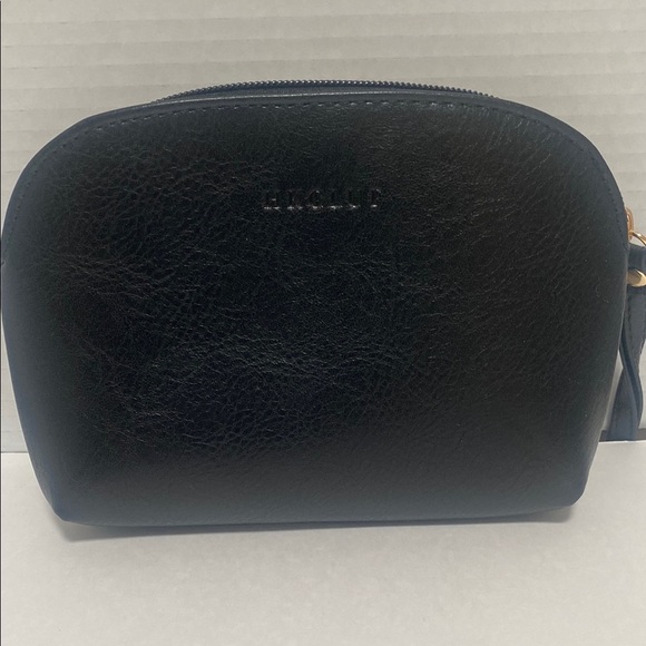 HKCLUF Women's Black Crossbody Bag Purse Wallet Set With 2 Straps NWT - Picture 9 of 10